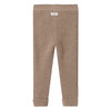 Gebreide babybroek met ribbelstructuur