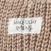 Gebreide babybroek met ribbelstructuur