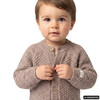 Newborn Strickoverall mit Knöpfen
