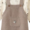 Newborn Set mit Strickoverall und Shirt