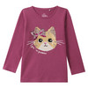 Mädchen Langarmshirt mit Wendepailletten