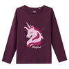 Mädchen Langarmshirt mit Wendepailletten