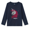 Mädchen Langarmshirt mit Wendepailletten
