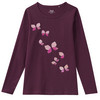 Mädchen Langarmshirt mit Wendepailletten