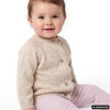Baby Strickjacke mit Ajour-Muster