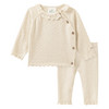 Newborn Set mit Strickjacke und Strickhose