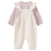 Newborn Set mit Strickoverall und Shirt