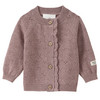 Newborn Strickjacke mit Ajour-Muster