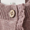 Newborn Strickjacke mit Ajour-Muster
