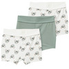 3 babyboxershorts met tractorprint