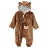 Newborn Kuscheloverall mit Kapuze