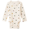 2 Baby Langarmbodys mit Dino-Motiven