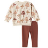 Baby Set mit Pilz-Allover