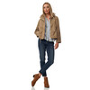 Damen Jacke in Veloursleder-Optik