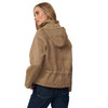 Damen Jacke in Veloursleder-Optik