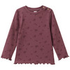 Baby Langarmshirt mit Rippstruktur