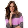 Damen Strickpullover mit weiten Ärmeln