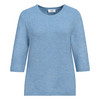 Damen Strickpullover mit weiten Ärmeln hellblau