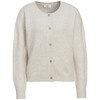 Damen Strickjacke mit Knopfleiste creme