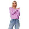 Damen Strickjacke mit Knopfleiste