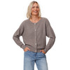Damen Strickjacke mit Knopfleiste