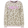 Damen Strickpullover im Leo-Look