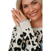 Damen Strickpullover im Leo-Look