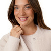 Damen Strickjacke mit Druckknopfleiste