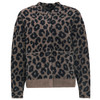Damen Strickjacke mit Druckknopfleiste hellbraun