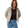 Damen Cord-Blouson mit Kapuze