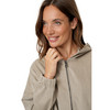 Damen Cord-Blouson mit Kapuze