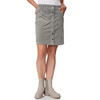 Damen Cord-Rock mit Zierknopfleiste