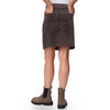 Damen Cord-Rock mit Zierknopfleiste