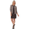 Damen Cord-Rock mit Zierknopfleiste