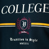 Herenhoodie met collegeprint 