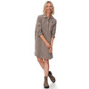 Damen Cord-Kleid mit Brusttaschen