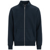 Herren Sweatjacke mit Stehkragen dunkelrot
