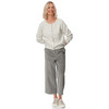 Damen Cord-Culotte mit breitem Bund