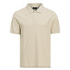 Herren Poloshirt in Piqué-Struktur beige