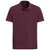 Herren Poloshirt in Piqué-Struktur weinrot
