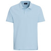 Herren Poloshirt in Piqué-Struktur hellblau