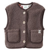 Baby Teddyjacke mit abnehmbaren Ärmeln