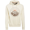 Herren Hoodie mit Print beige