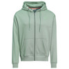 Herren Sweatjacke mit Kapuze salbei