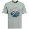 Herren T-Shirt mit Print salbei
