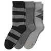 3 Paar Herren Socken im Muster-Mix