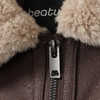 Mädchen Jacke in Wildleder-Optik