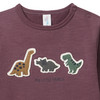 Baby Sweatshirt mit Dino-Applikation