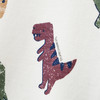 Baby Sweatshirt mit Dino-Allover