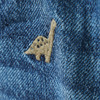Baby Jeans mit Allover-Stickerei